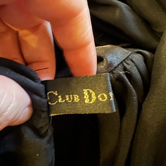 🖤Y2K Black Satin High-Neck Blouse | Adjustable Collar 🖤 - Picture 14 of 14